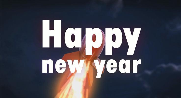 迎新年倒計時炫酷動畫影片（Ae+PPT架構(gòu)）