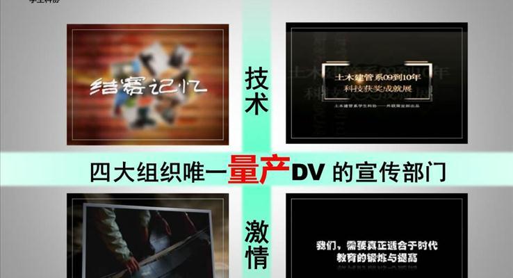 社團比賽展示PPT模板