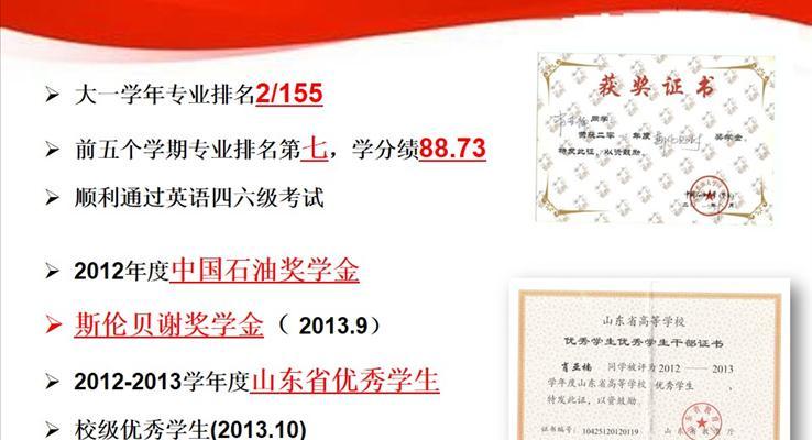 大學(xué)生標(biāo)兵申請答辯PPT模板