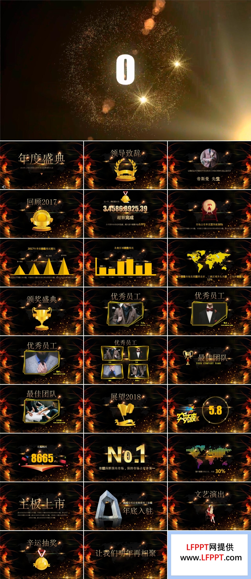 特效動(dòng)畫(huà)開(kāi)場(chǎng)公司企業(yè)年度總結(jié)暨頒獎(jiǎng)大會(huì)年會(huì)晚會(huì)
