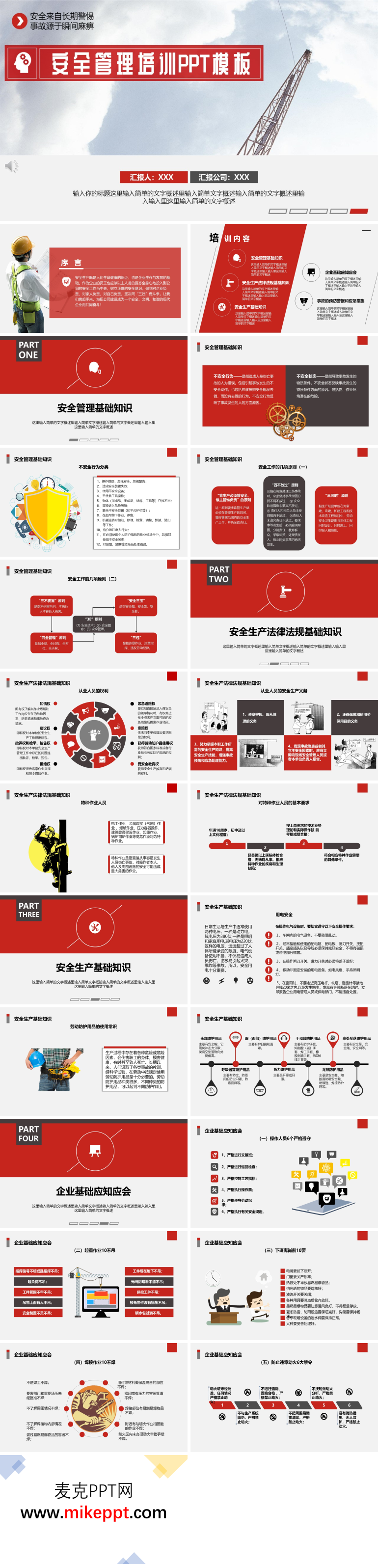 安全生產(chǎn)管理培訓(xùn)PPT模板