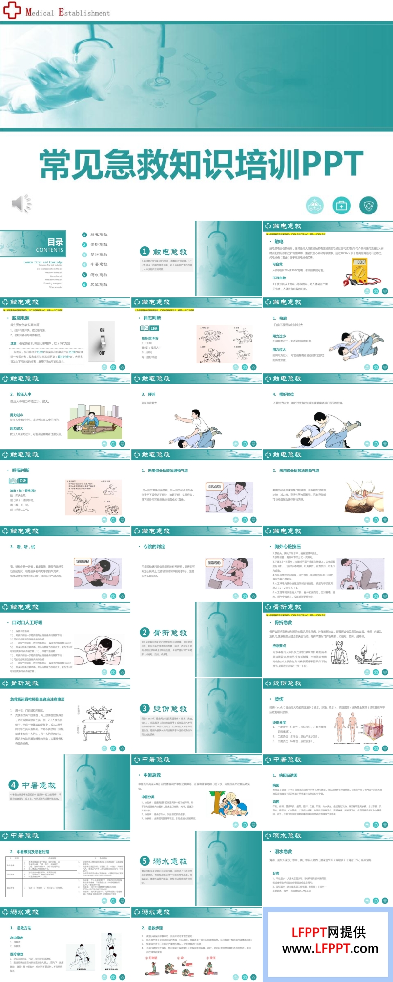 常見急救知識培訓PPT課件