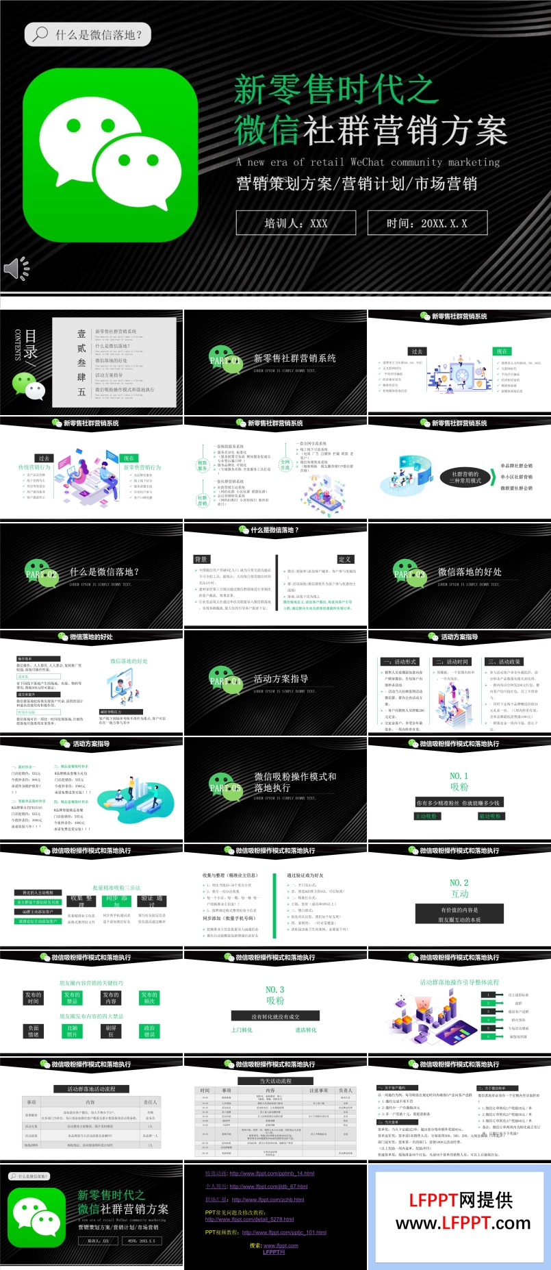 微信社群營(yíng)銷方案PPT
