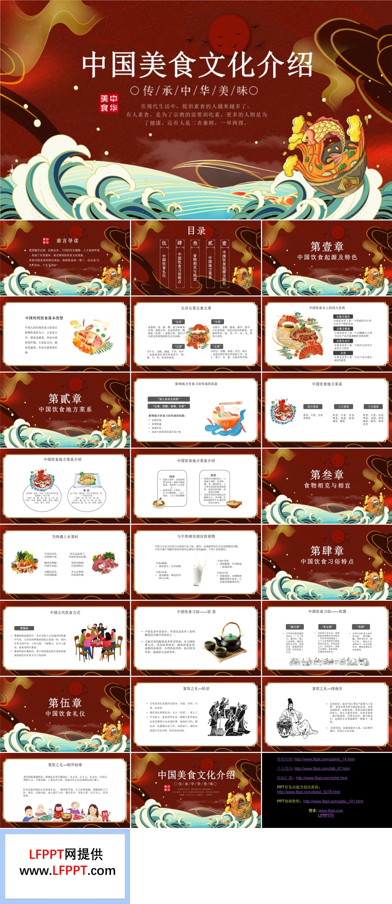 中國美食文化介紹ppt課件
