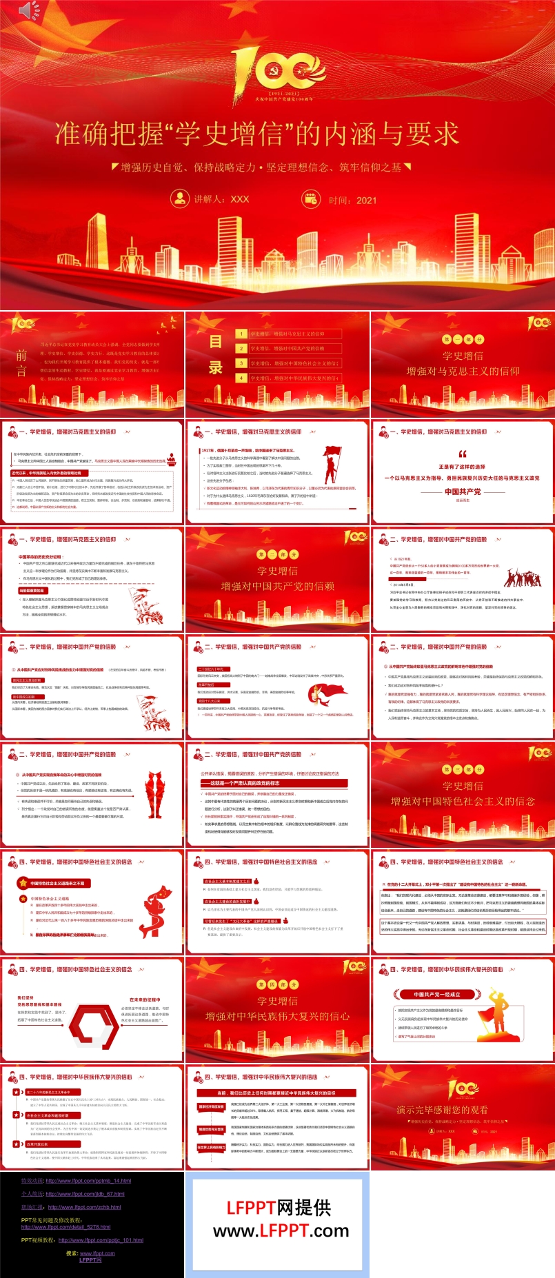 “學史增信”的內(nèi)涵與要求PPT