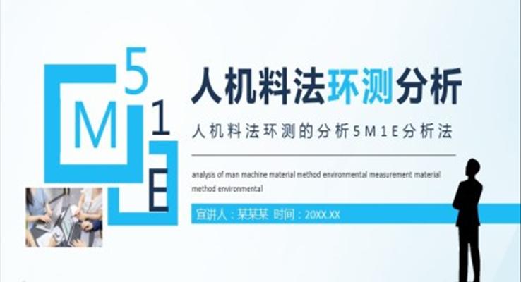 人機料法環(huán)測的分析5M1E分析法動態(tài)PPT