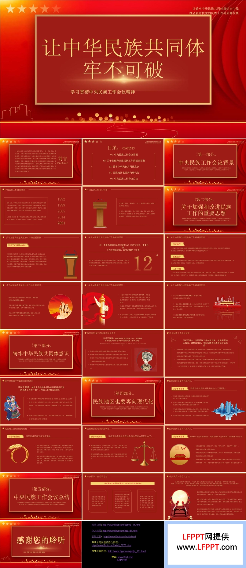 學(xué)習(xí)貫徹中央民族工作會(huì)議精神讓中華民族共同體牢不可破PPT