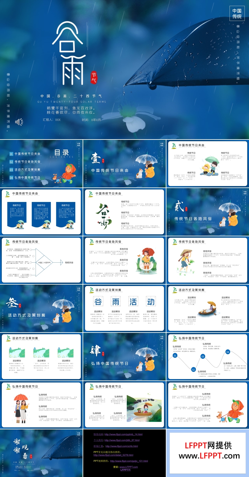 二十四節(jié)氣之谷雨ppt