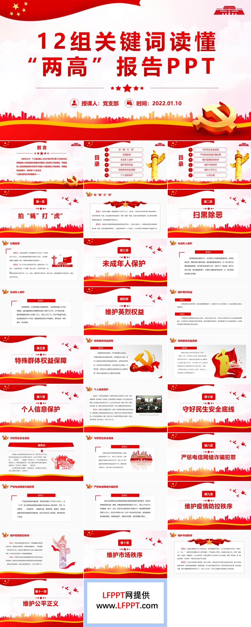 12組關(guān)鍵詞讀懂“兩高”報(bào)告PPT