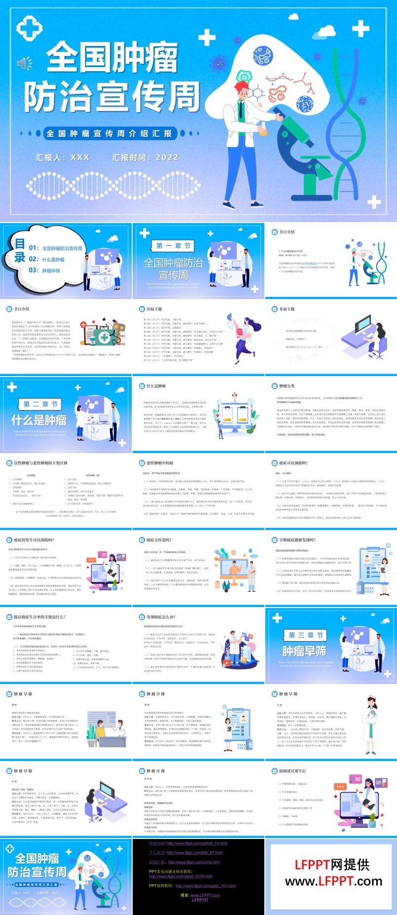 全國腫瘤防治宣傳周PPT