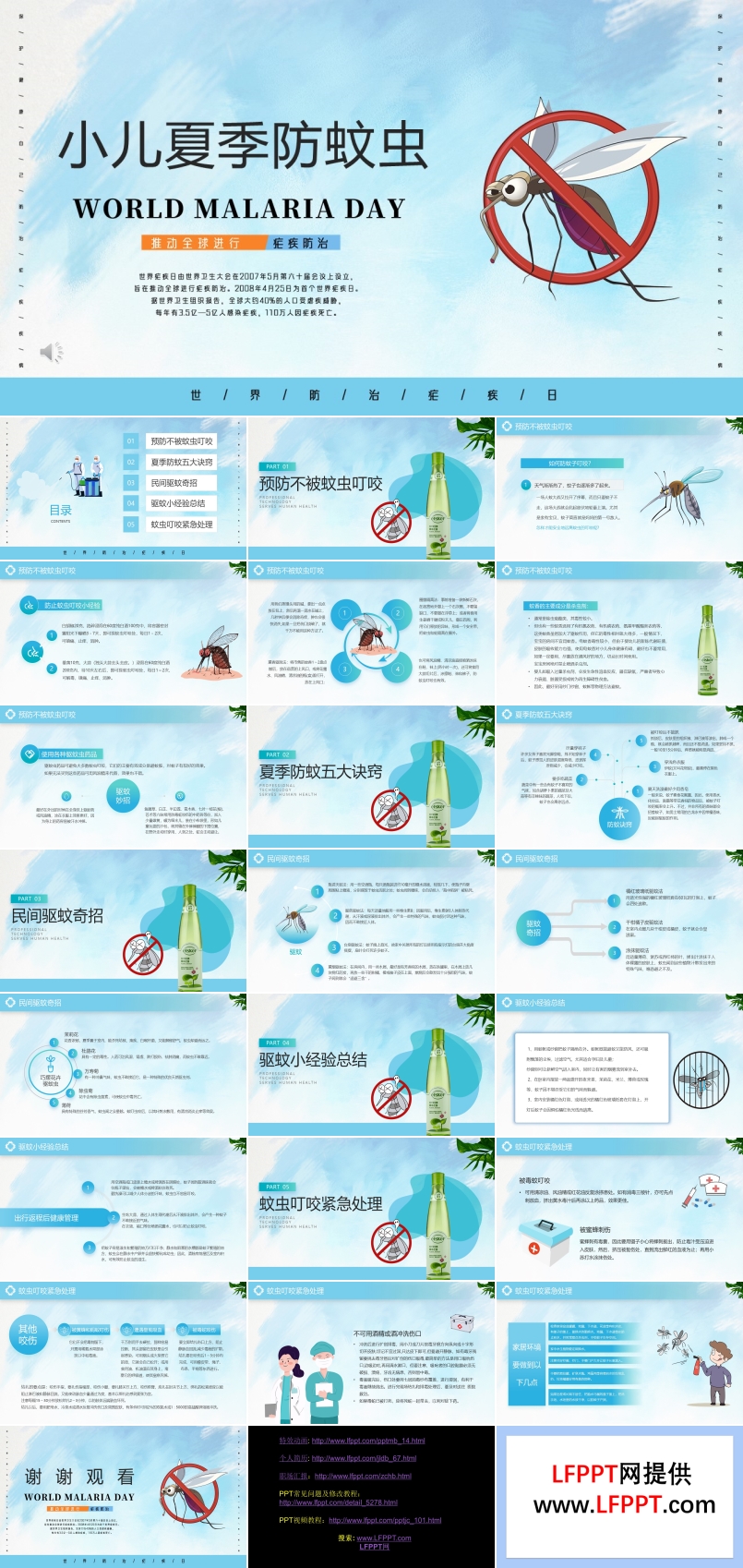 小兒夏季防蚊蟲(chóng)PPT