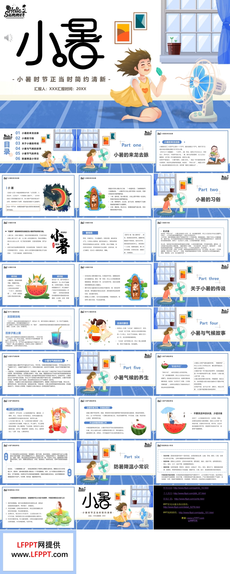 二十四節(jié)氣之小暑PPT