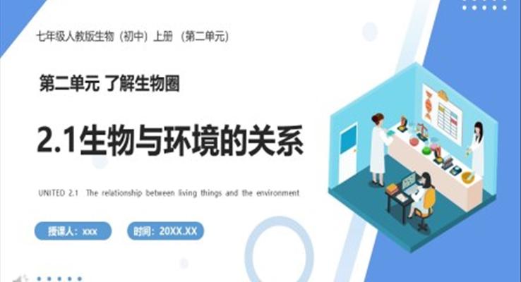 部編版七年級(jí)生物上冊(cè)生物與環(huán)境的關(guān)系課件PPT