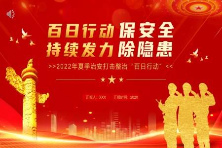 百日行動保安全持續(xù)發(fā)力除隱患PPT