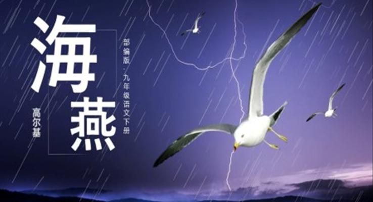 初中語文部編版九年級(jí)下冊(cè)《海燕》教育教學(xué)課件PPT