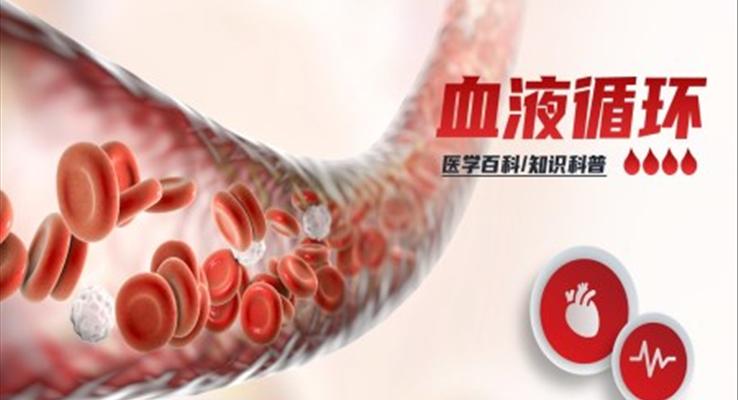 血液循環(huán)醫(yī)學(xué)知識(shí)PPT課件模板